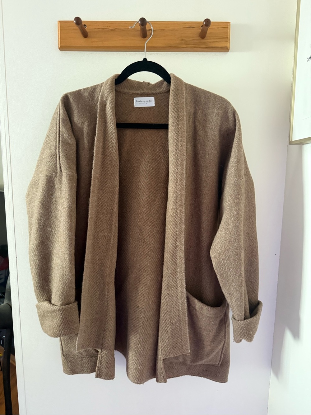 Handmade Korinne Vader Wool/Mohair Jacket